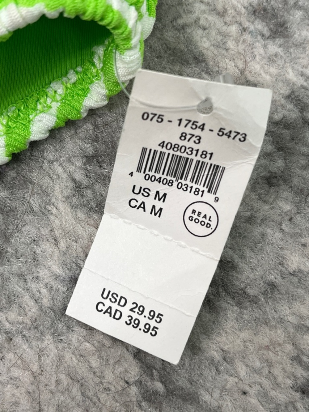 AERIE SWIM BOTTOMS BUNDLE HIGH WAISTED CORAL AND GREEN WHITE STRIPE SZ MED NWT - Picture 10 of 13